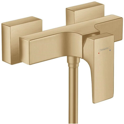 mitigeur douche bronze brossé