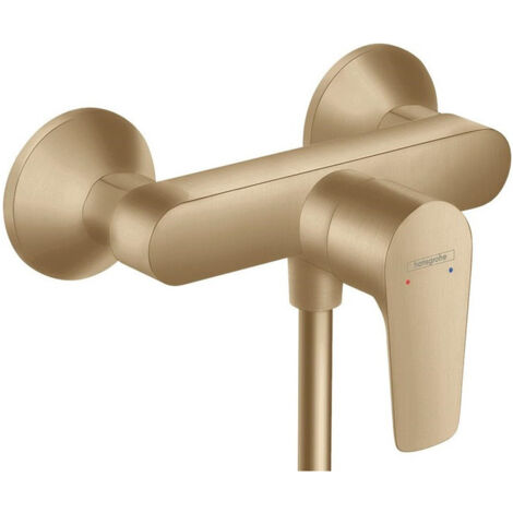 mitigeur douche bronze brossé