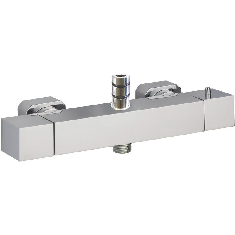 Mitigeur douche double sorties thermostatique Square