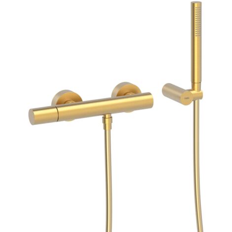 Mitigeur douche Douchette à main anticalcaire avec support orientable et flexibl - TRES 26116701OM