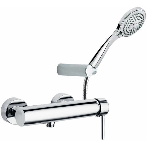 Mitigeur douche DRAKO avec support et douchette - Ramon Soler - 3308T3