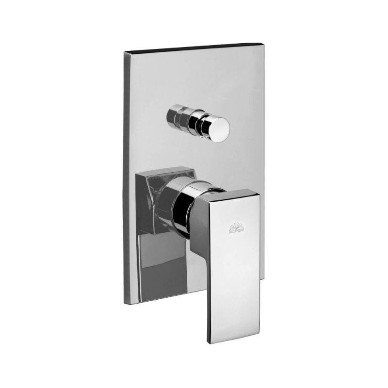 Mitigeur de douche encastrable avec inverseur chromé Paffoni Level