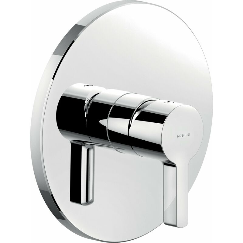 Lira Series Mitigeur de douche encastré 1 voie LR116108CR Chromé - Laiton - Nobili