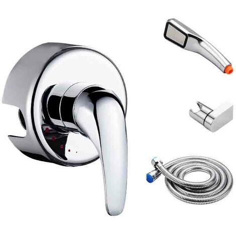 Mitigeur douche encastrable avec 1 sortie Chromé - 1 sortie