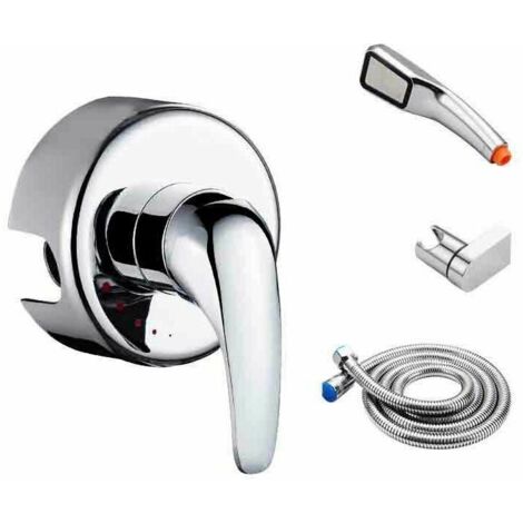Mitigeur douche encastrable avec 1 sortie  Chromé - 1 sortie
