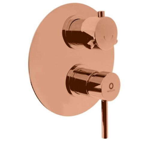 Mitigeur douche encastrable SEINA avec arrêt automatique laiton rose gold brossé