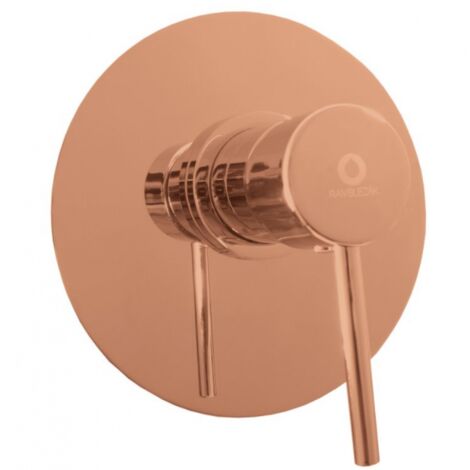 Mitigeur douche encastrable SEINA en laiton rose gold brossé 15 cm