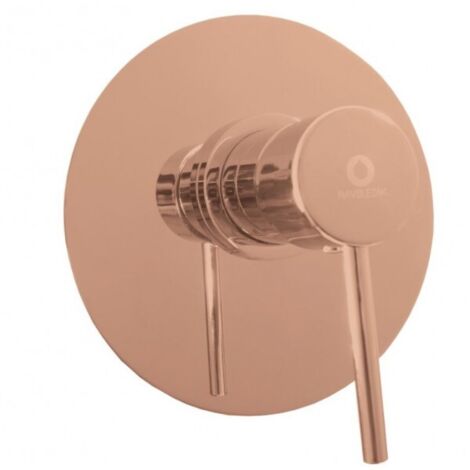 Mitigeur douche encastrable SEINA en laiton rose gold poli 15 cm