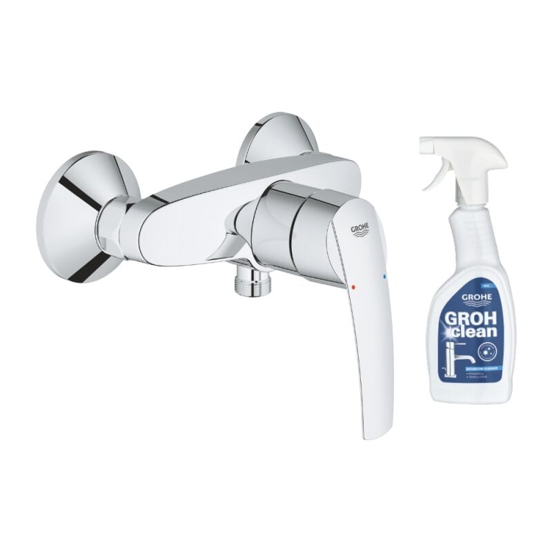 Grohe - Mitigeur douche mécanique Quickfix Start 2015 + nettoyant GrohClean
