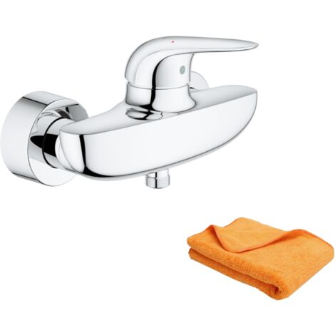 Mitigeur douche mécanique GROHE Quickfix Wave 2015 + microfibre