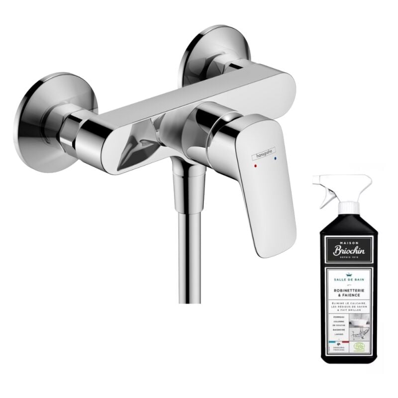 Hansgrohe - Mitigeur douche mécanique Logis chromé + nettoyant Briochin