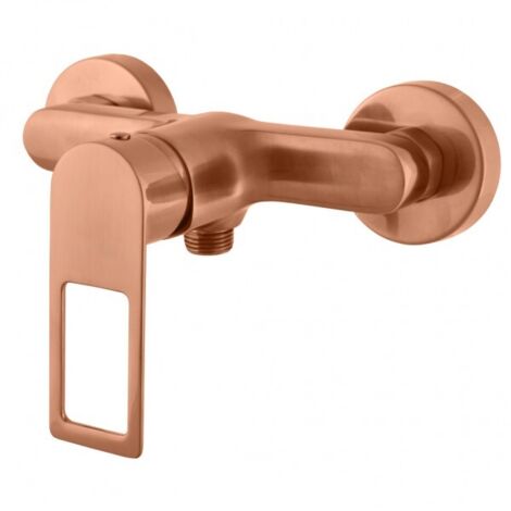 Mitigeur douche NIL en laiton rose gold brossé-Doré-Doré--