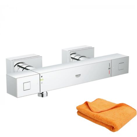 Mitigeur douche thermostatique GROHE Grohtherm cube + microfibre