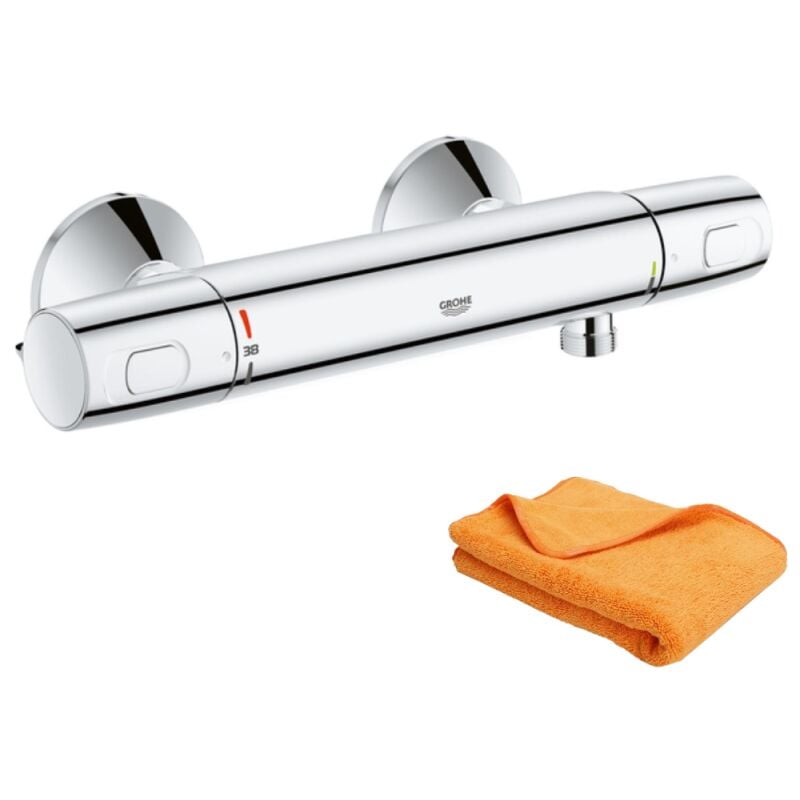 Grohe - Mitigeur douche thermostatique Quickfix Precision Trend + microfibre