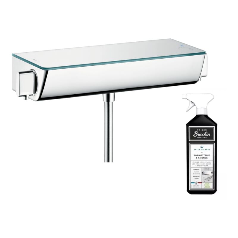 Hansgrohe - Mitigeur douche thermostatique Ecostat Select + Nettoyant Briochin