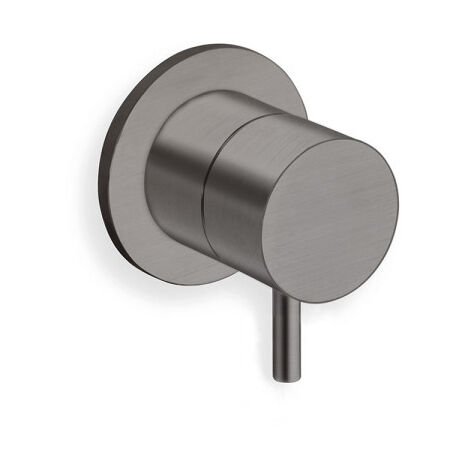 Mitigeur douche triverde encastre complet chrome noir brosse - CRISTINA ONDYNA TV63875