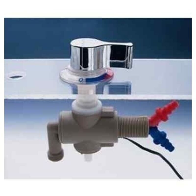 Mitigeur douchette chrome pour caravane et camping-car