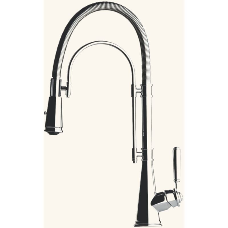 Robinet douchette vintage chromé Chambord malo