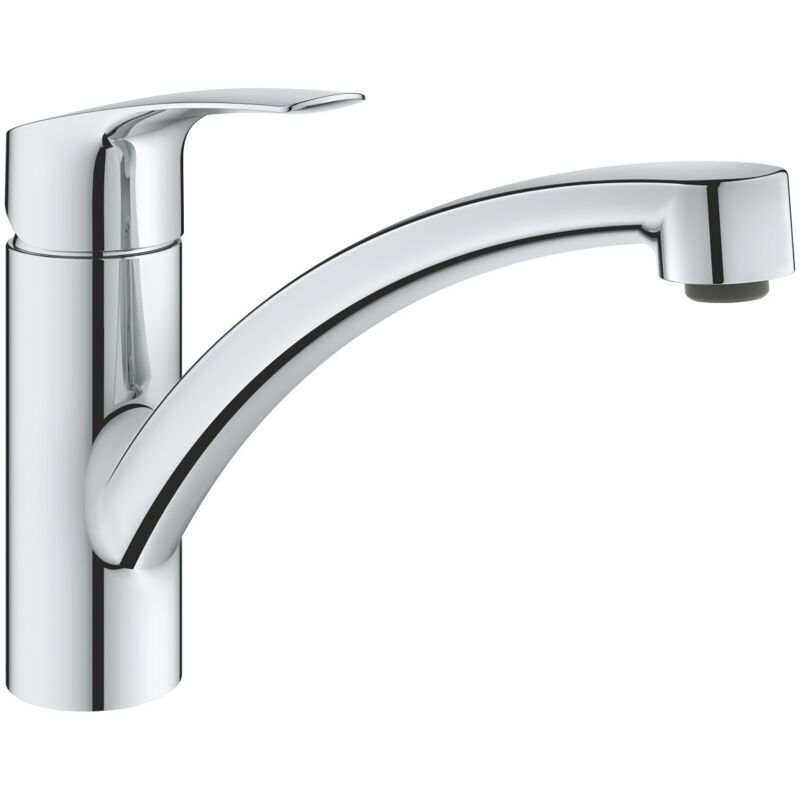 Grohe - Mitigeur d'évier Eurosmart 332813 sortie plate EcoJoy chromé
