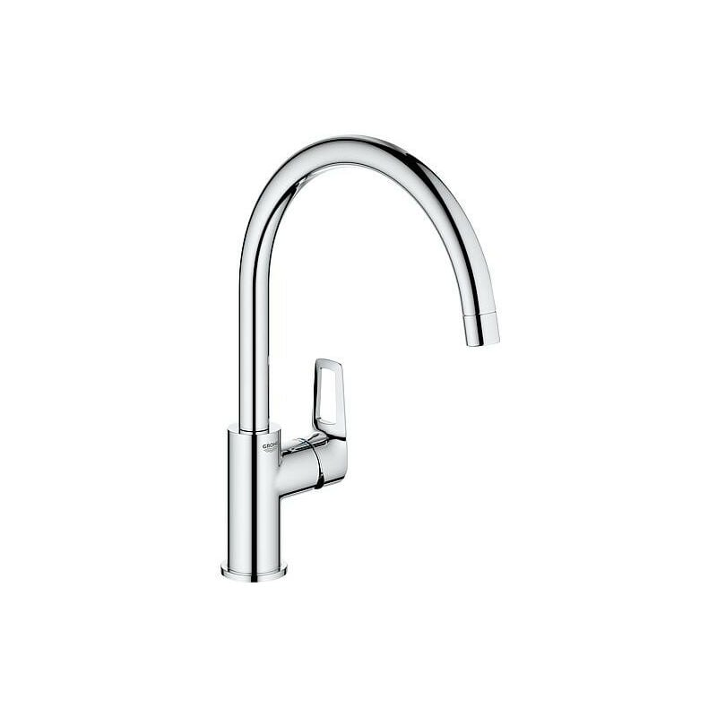 Grohe - Mitigeur d'évier Bauloop Zero, 360° saillie 223mm, chromé