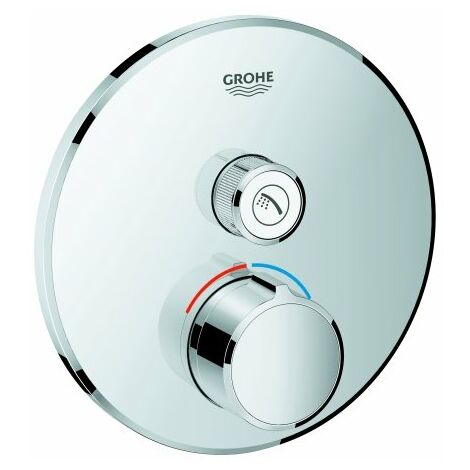 Mitigeur encastré Grohe SmartControl, une vanne d'arrêt, rosette ronde - 29144000