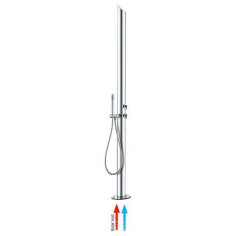 Mitigeur ensemble colonne de douche extérieur chromé Aquabambù - Bossini L00866030