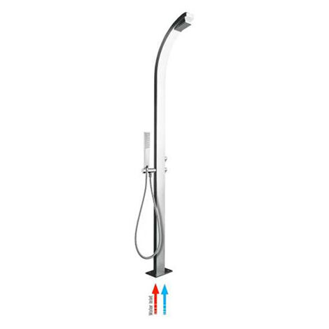 Mitigeur ensemble colonne de douche extérieur chromé Arch Column - Bossini L00865030