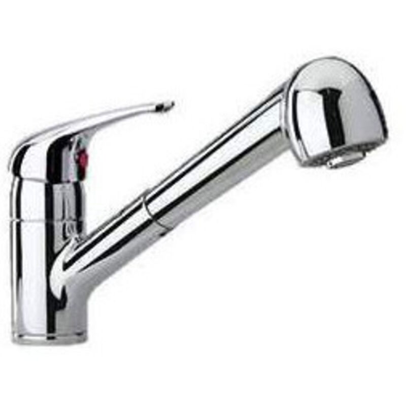 Mitigeur évier à douchette Blanc