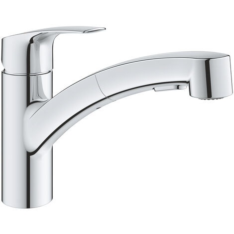 Mitigeur évier avec douchette extractible Grohe Eurosmart 30305000