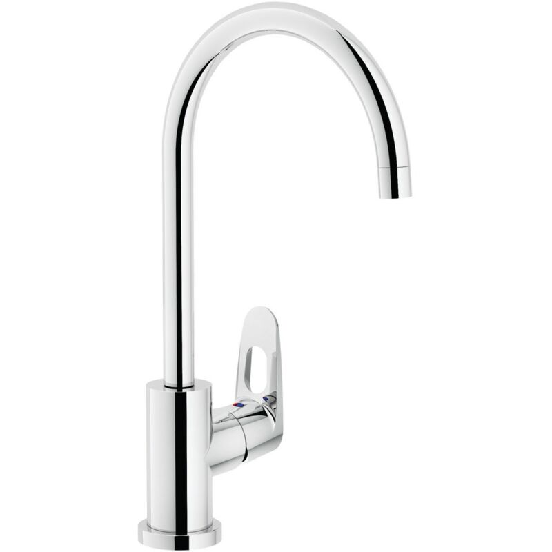 Anconetti - Mitigeur évier bec haut Ancoswing 2 Chromé