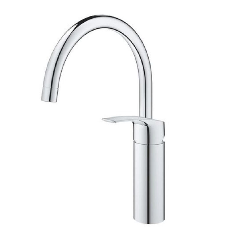 Mitigeur évier monocommande Eurosmart - Finition chromée - Bec haut