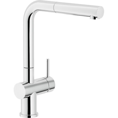 Mitigeur évier bec orientable avec douchette 1 jet Capitole - Anconetti - Chromé