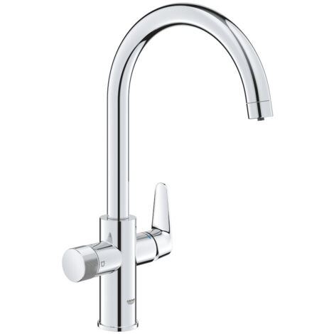 Mitigeur évier chrome Blue Pure Baucurve 3 way Grohe