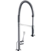 Mitigeur évier CITTERIO SEMI-PRO bec pivotant 360° orientable et douchette extractible 2 jets