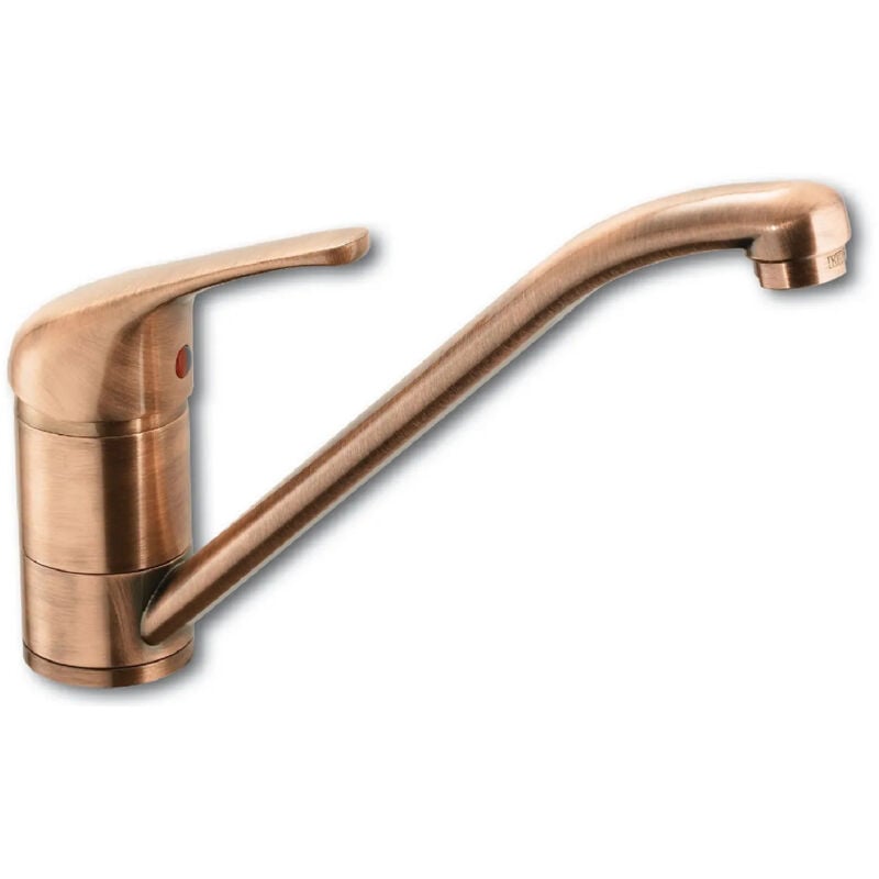 Kramer - Mitigeur évier cuisine à bec mobile vieux cuivre