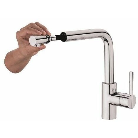 Mitigeur évier eternal douchette extractible bec FORMA