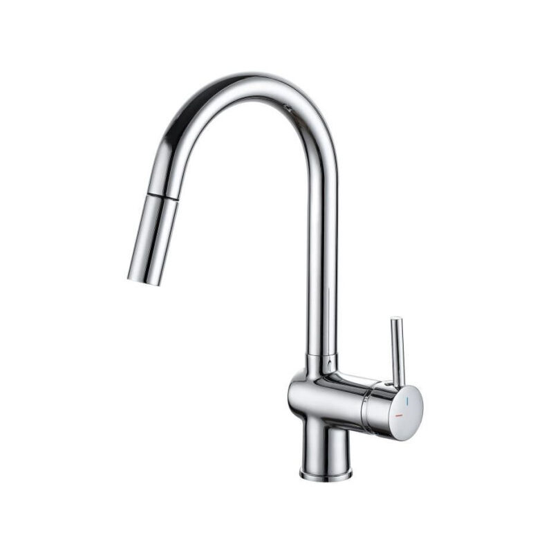 Edouard Rousseau - Mitigeur Evier Extractible FRIBOURG - Chromé