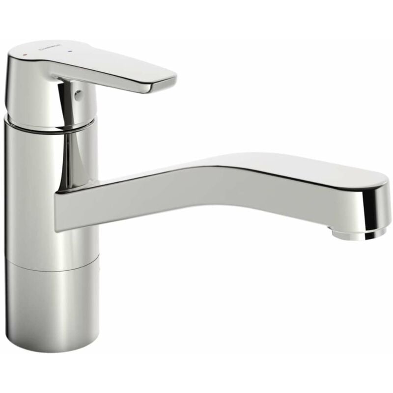 Banyo - hansa hansapolo robinet de cuisine, 12 l/min, saillie 215mm,