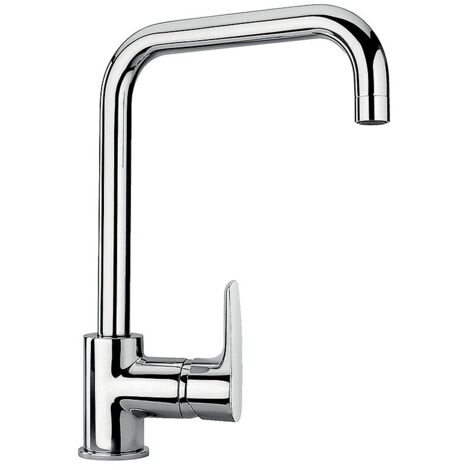 Mitigeur évier MILO chromé bec tube haut carré - PAINI S.P.A. RUBINETTERIE
