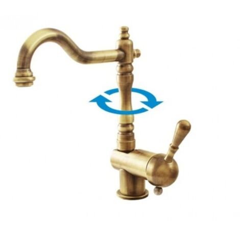 Mitigeur évier rétro LABE en laiton bronze
