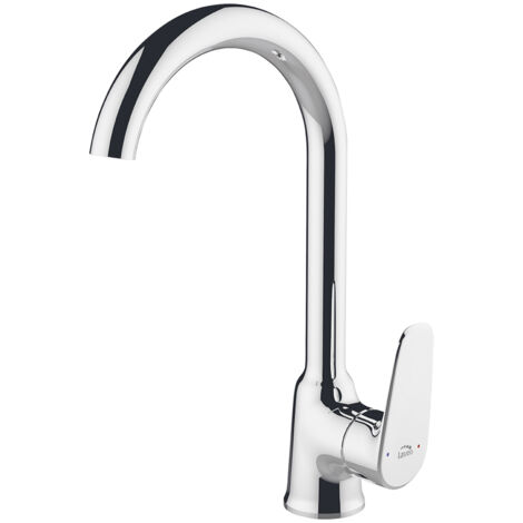 Mitigeur évier RONDO vertical avec bec en U pliable
Dimensions de la cartouche : 35 mm
Finition : chromée