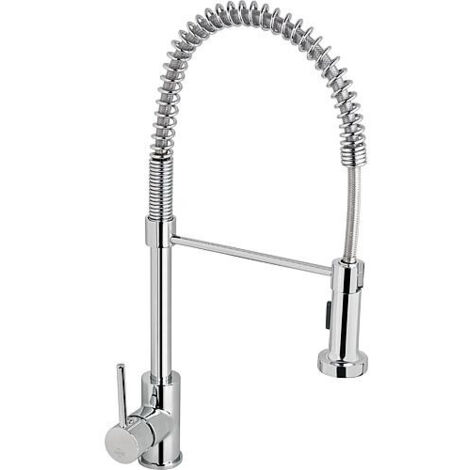 Mitigeur evier Salsa avec bec d'ecoulem. extractible, entraxe 222mm, chrome