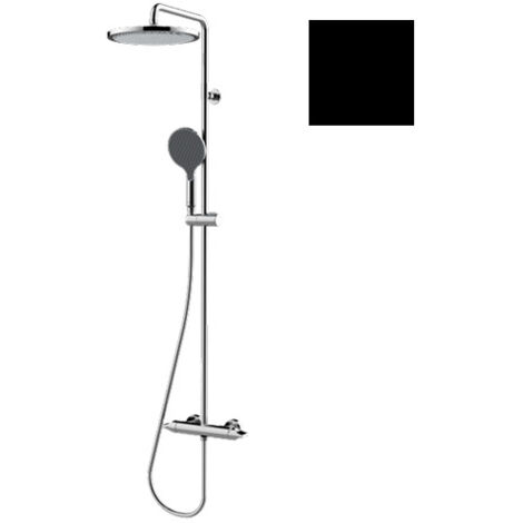 Mitigeur kit colonne de douche murale noir mat Apice - Bossini L10506073