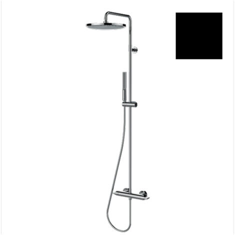 Mitigeur kit colonne de douche murale noir mat thermostatique Apice - Bossini L10507073