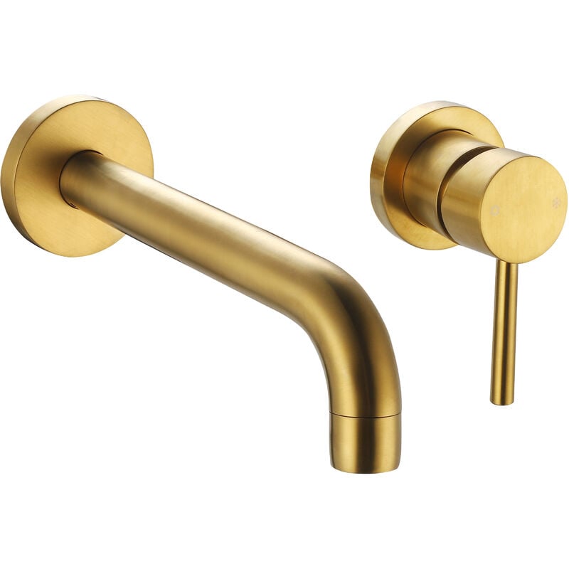 Mitigeur lavabo 2 trous mural Ortence pvd