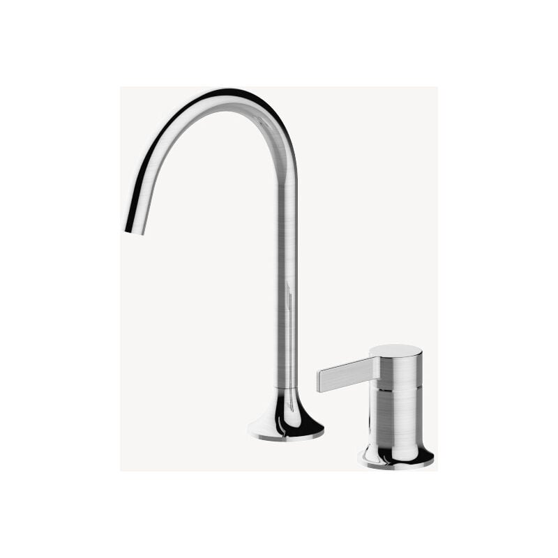 Kroos ® - Mitigeur lavabo 2 trous à poser - Chromé