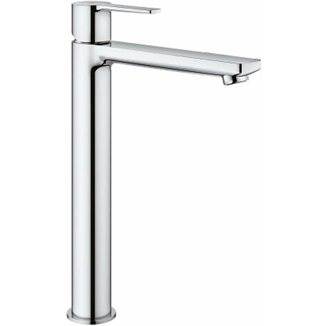 Mitigeur lavabo 23405001 XL taille chromé – Monotrou sur plage – Laiton – Installation rapide GROHE QuickFix Plus – Économie d'eau 5,7 l/min