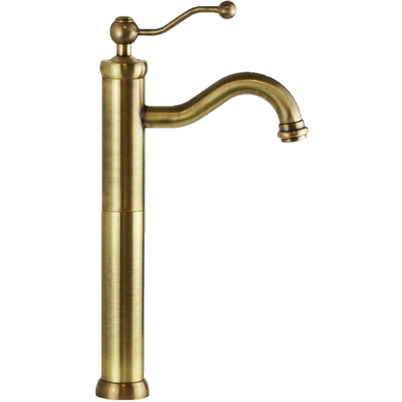 Paini France - Mitigeur lavabo 351 mm haut couleur bronze Paini Duomo 88F3211LLSR Bronze - Vidage clic clac 1'1/4