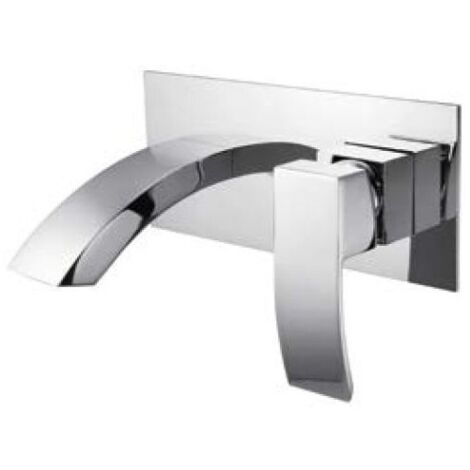 Mitigeur lavabo à encastrer GINKO en laiton chromé