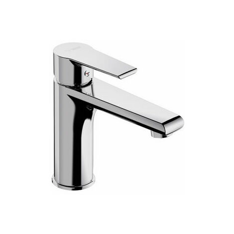 Mitigeur lavabo bec long chromé NF. Avec vidange à tirette